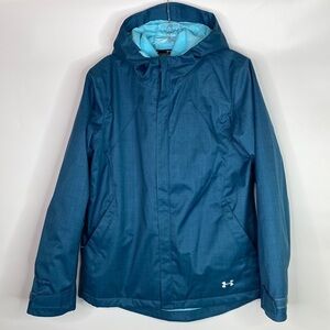 Under Armour Storm Coldgear Infrared Sienna 3 In 1 Jacket Teal Blue Size Medium